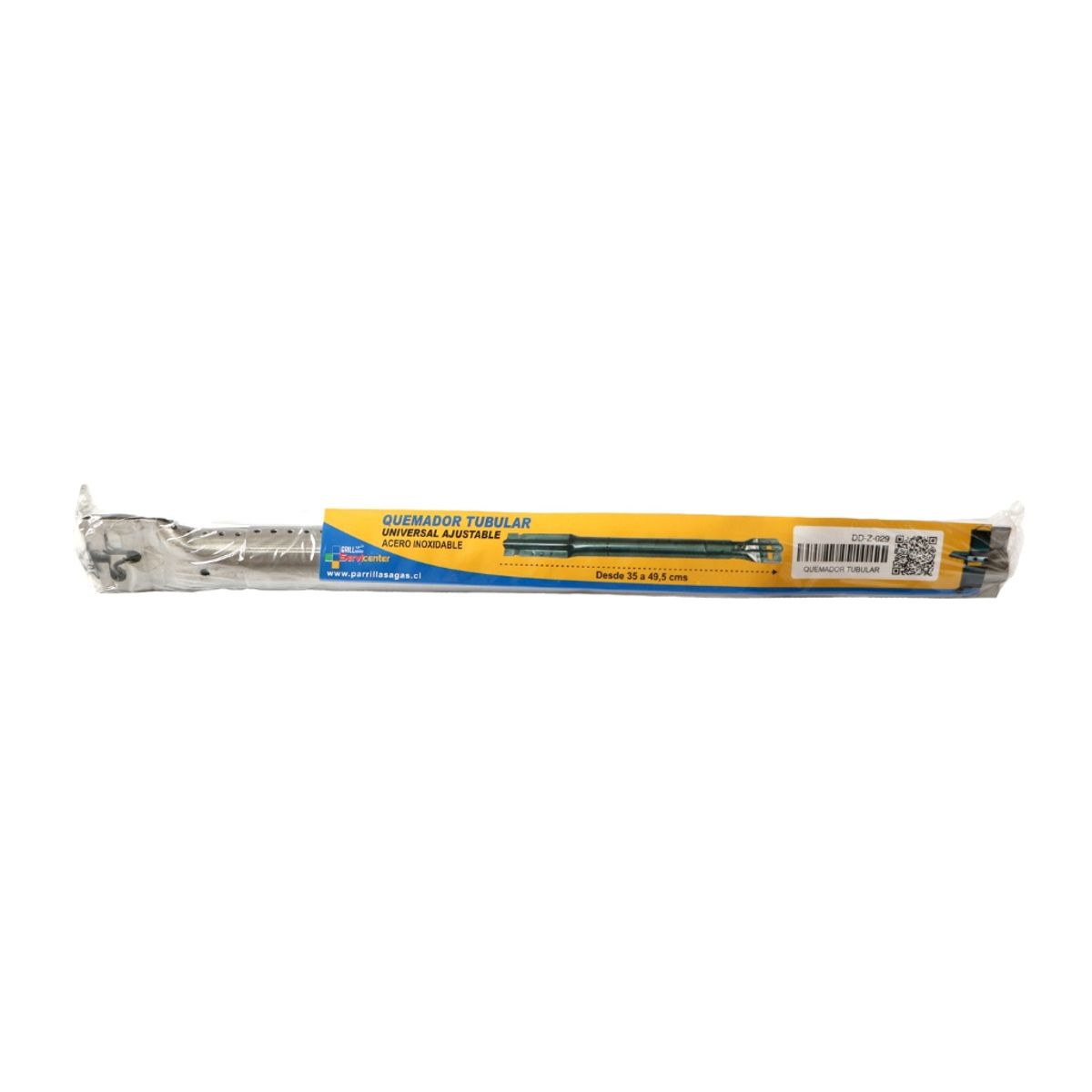 GENERICO - Repuesto Quemador Tubular Ajustable Universal (35 a 49,5 cm) Parrillas a Gas