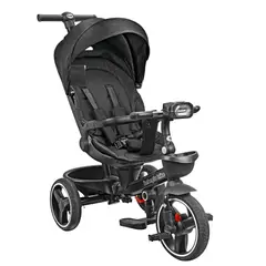 BEBEGLO - Triciclo Coche Cuna Musical 360° RS4110 Negro