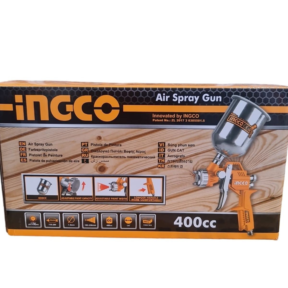 INGCO - pistola de pintura.