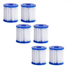 BESTWAY - Repuesto Cartucho De Filtro Tipo I Pack 6 Un. 58093