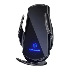 GENERICO - Cargador Para Coches Soporte Inalámbrico Inteligente Q3 Color Plata