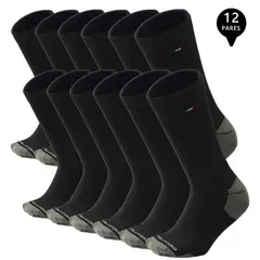 GIOVACCHINO - Calcetines Bambú con Fibra de Cobre Hombre Pack 12