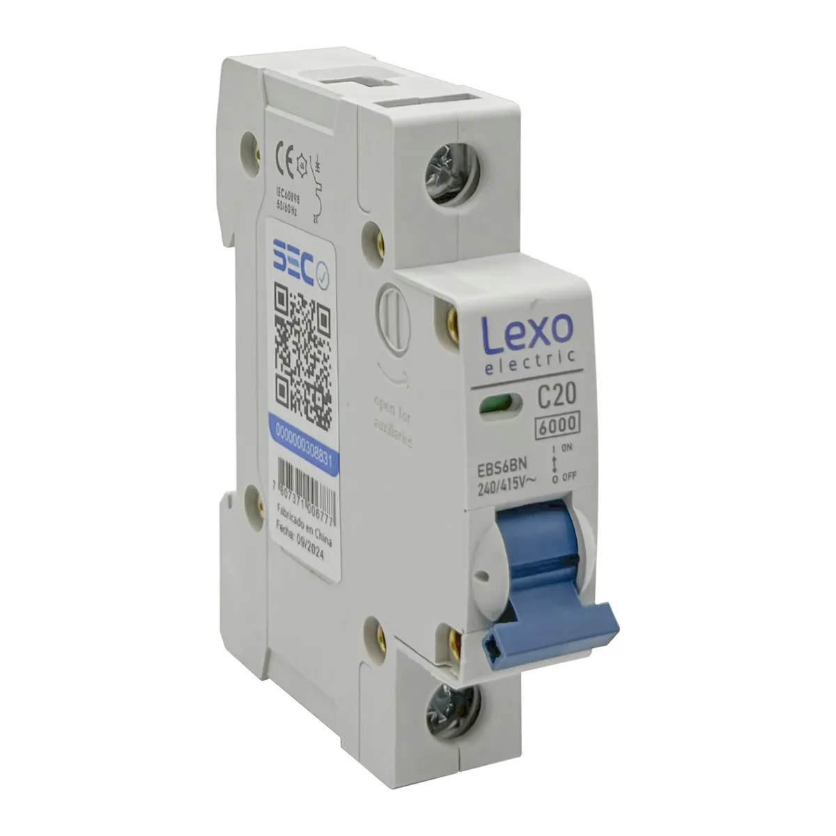 LEXO - interruptor Automático 1p 20a 1x20a 6ka Curva C - Lexo
