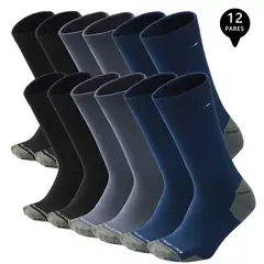 GIOVACCHINO - Calcetines Bambú con Fibra de Cobre Hombre Pack 12