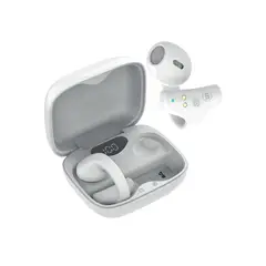 MAXELL - Audífonos Bluetooth Ear Cuff Clip On Open-Ear TWS Blanco