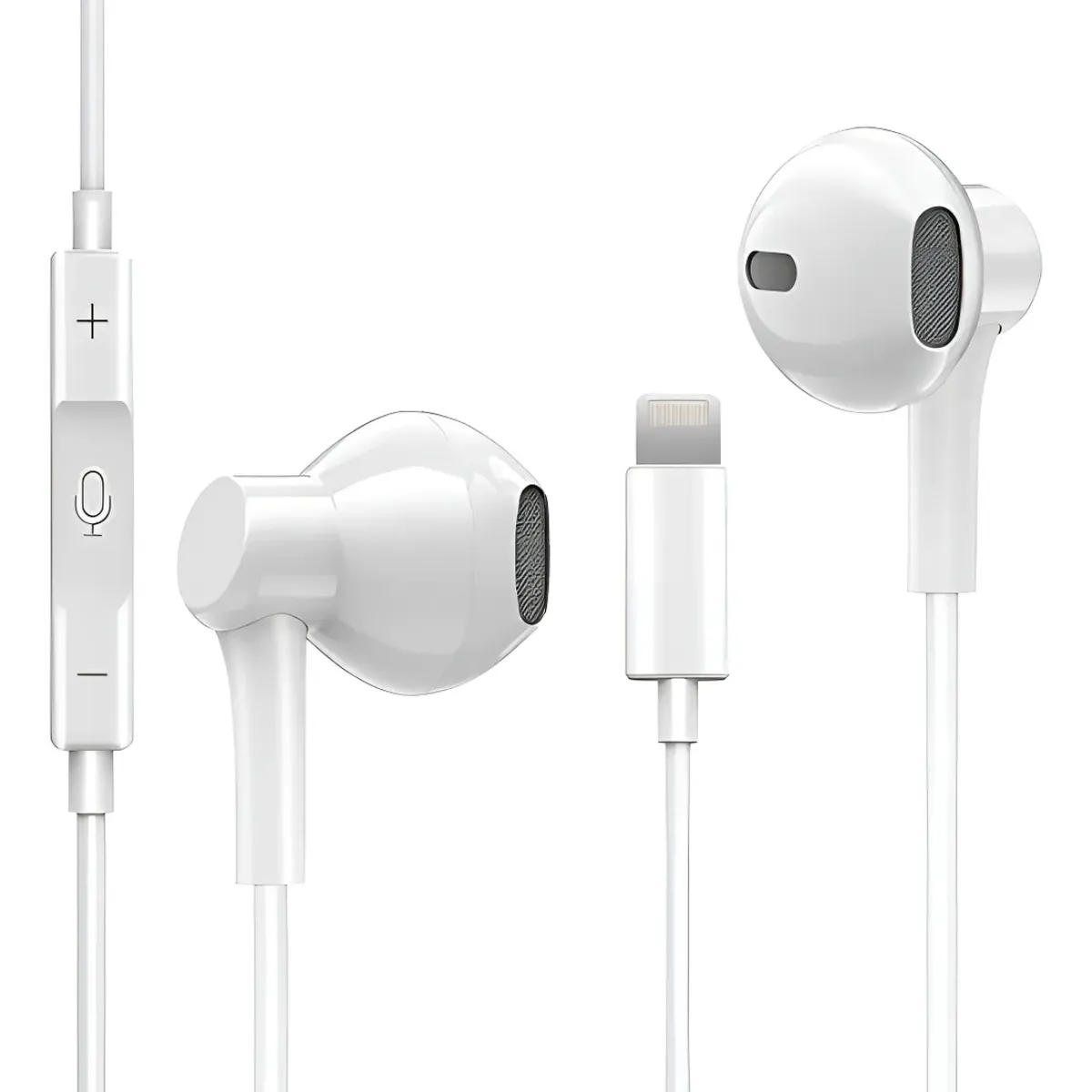GENERICO - Auriculares Para iPhone Con Cable Lightning certificados Mf