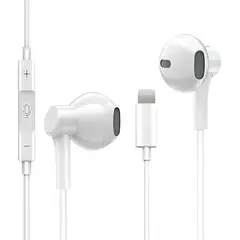 GENERICO - Auriculares Para iPhone Con Cable Lightning certificados Mf
