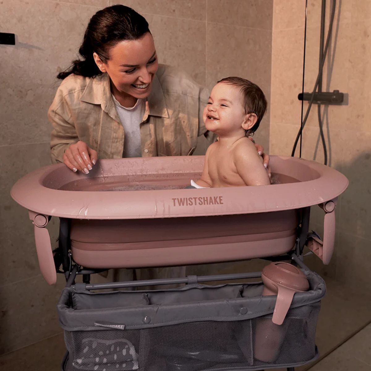 TWISTSHAKE - Pack de lujo para baño Twistshake Edición Limitada - Rosado