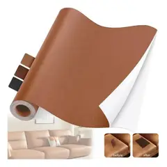 GENERICO - Parche De Reparación De Cuero Para Sofá Café Multiusos
