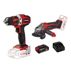 EINHELL - Taladro Atornillador+ Galletera Esmeril Angular 18v Unico 45139254431166-12