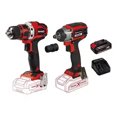 EINHELL - Taladro Atornillador+ Taladro Llave Impacto 18v Unico 45139254510080-12