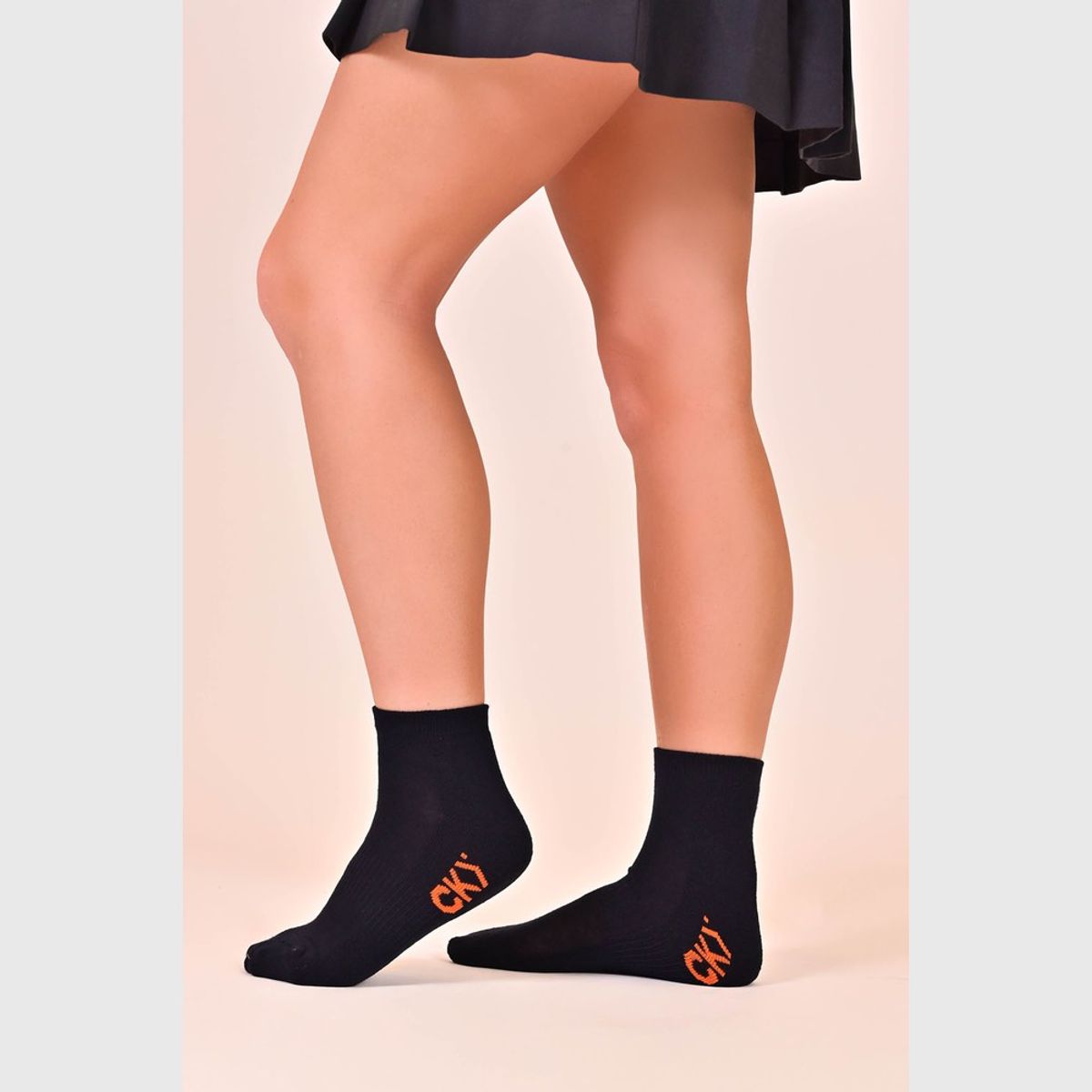 COLLOKY - Tripack Calcetín Corto Escolar Bambú Unisex Azul con Tecnología Deportiva
