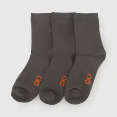 COLLOKY - Calcetín Deportivo Escolar Unisex Gris