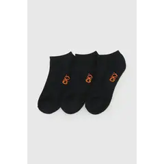 COLLOKY - Calcetín Corto Escolar Azul de Algodón con Elastano