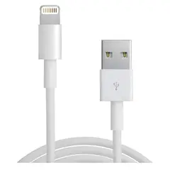 GENERICO - Cable Cargador 1 Metro Para iPhone 11 12 13 14 Blanco