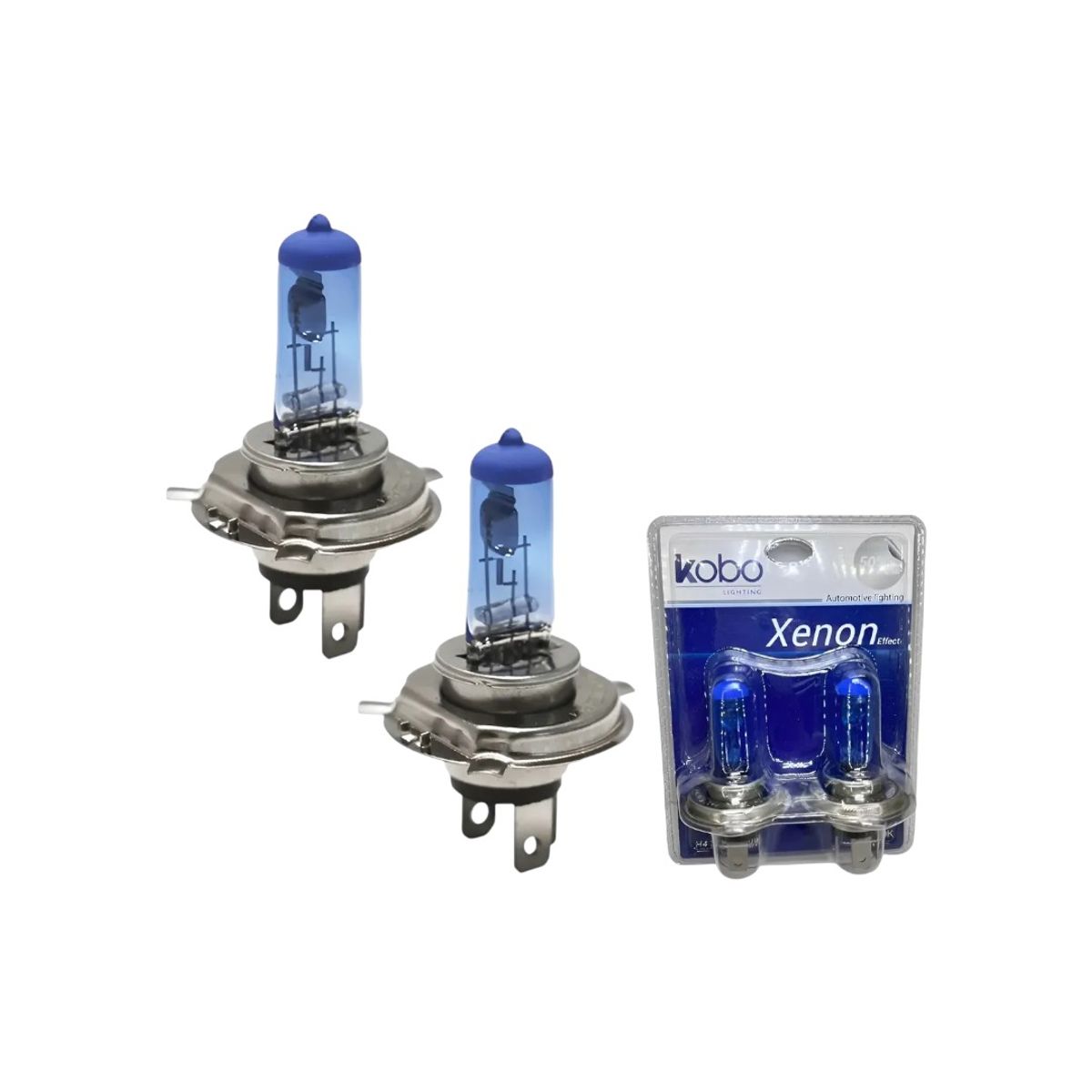 KOBO - Kit Ampolletas H4 Kobo BlueVision P43T 12V 6055W