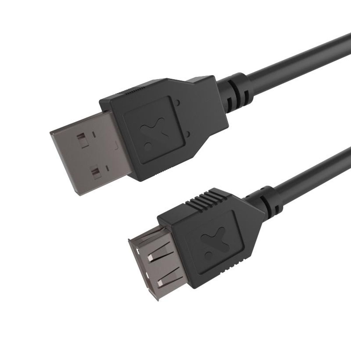 XTECH - Cable USB 20 macho A a hembra A Cable USB 480 MBPS 18m longitud