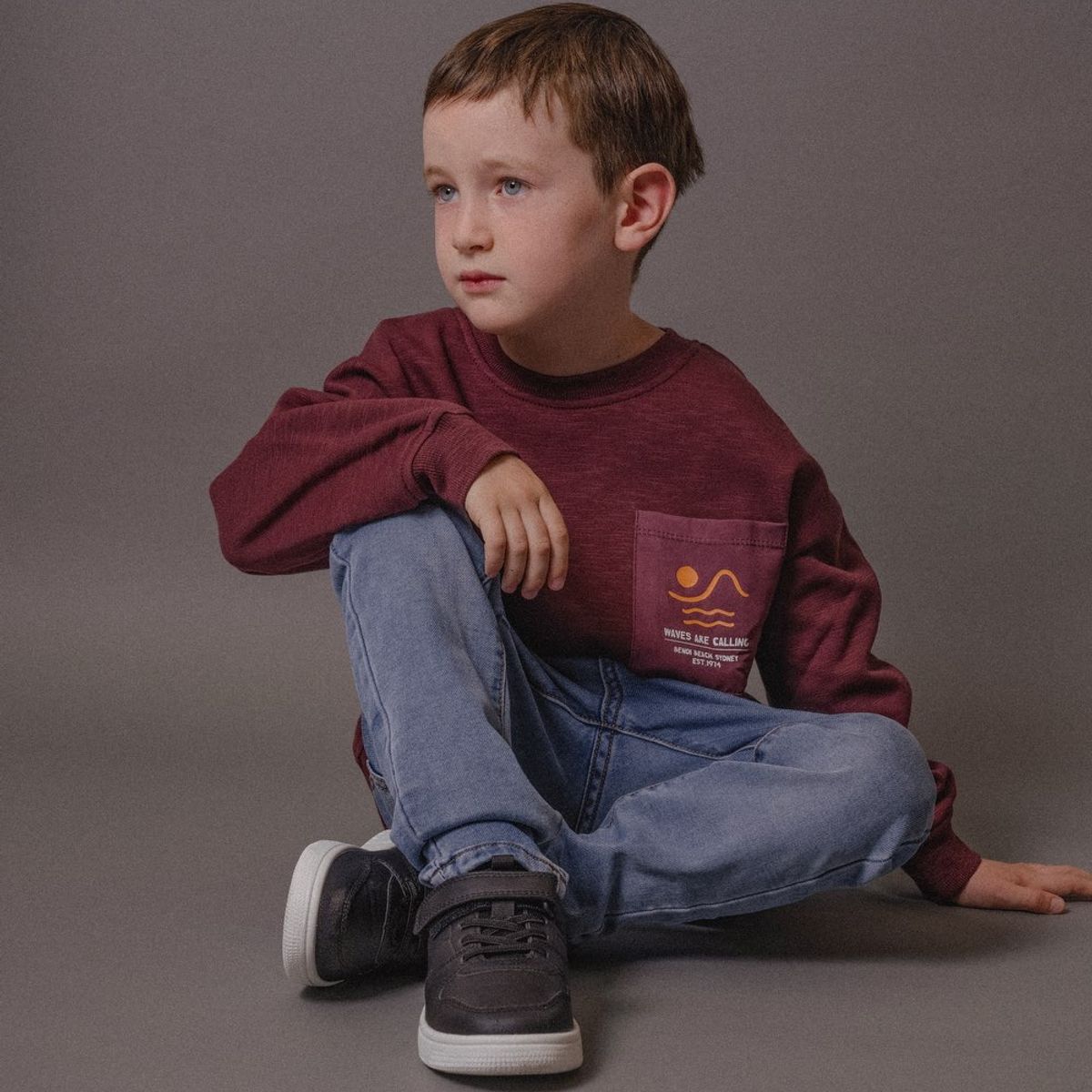 COLLOKY - Zapatilla Negro Niño 7534