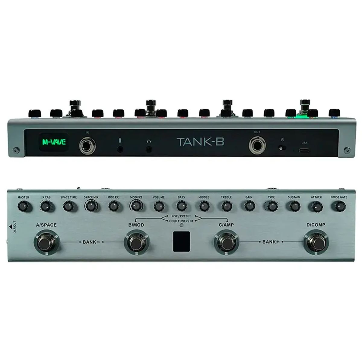 GENERICO - Pedalera Multiefectos Tank B  Potencia Versatilidad y Creatividad en un solo equipo