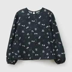 COLLOKY - Blusa Niña Algodón Azul