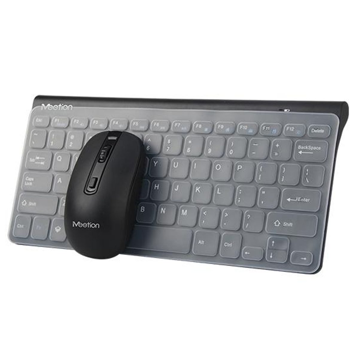 MEETION - Kit Teclado + Mouse Inalámbrico Meetion Mini Español Negro