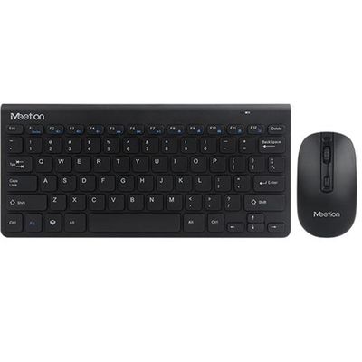 Imagen 2 del producto Kit Teclado + Mouse Inalámbrico Mini Español Negro