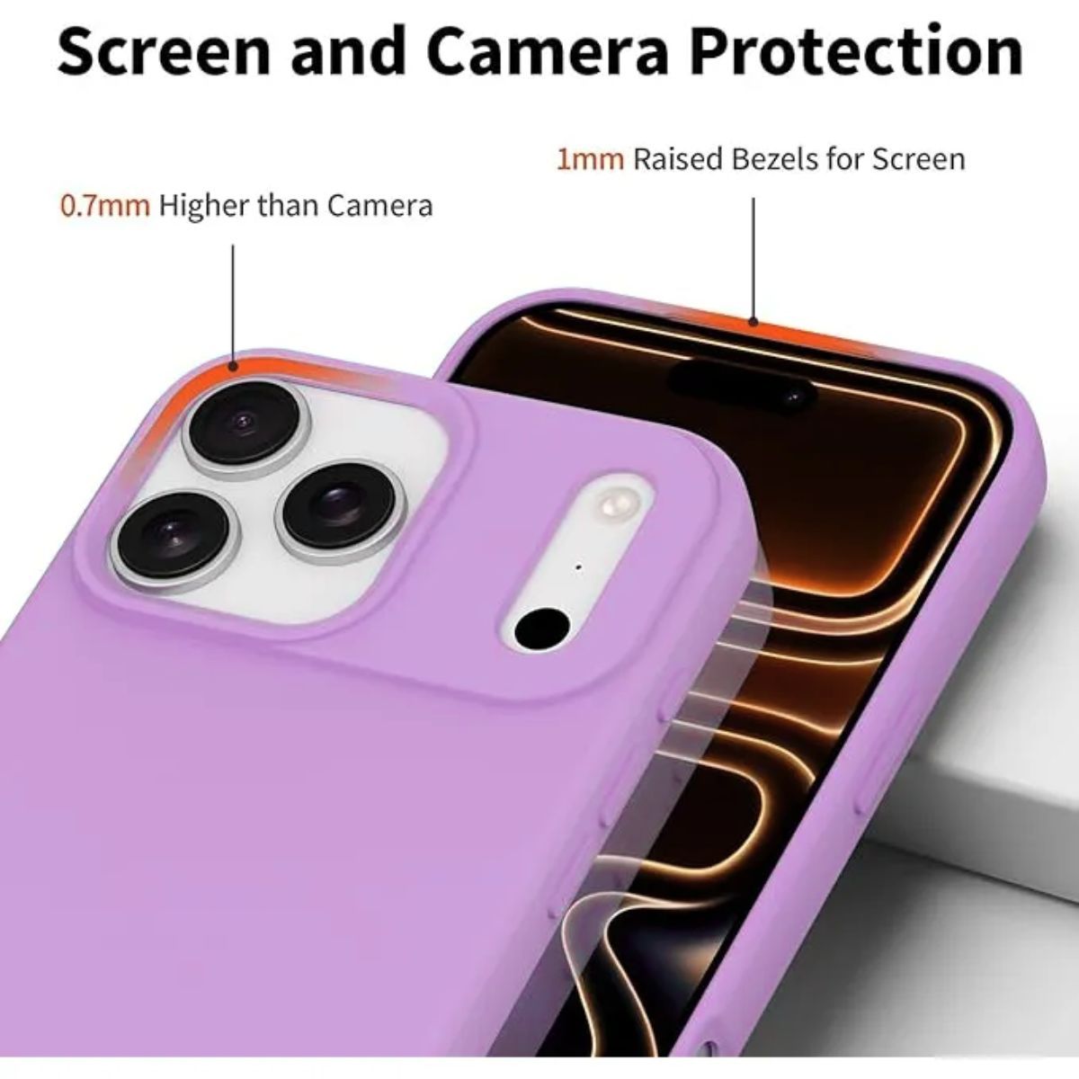 GENERICO - Carcasa Para iPhone 17 Pro Silicona Suave Antigolpes