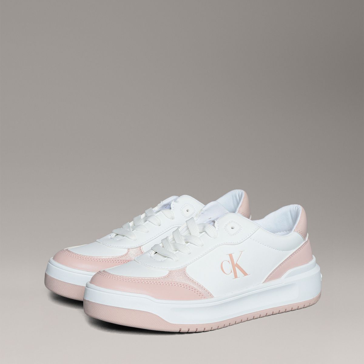 CALVIN KLEIN - Zapatillas Niña con Cordones Blanco Calvin Klein