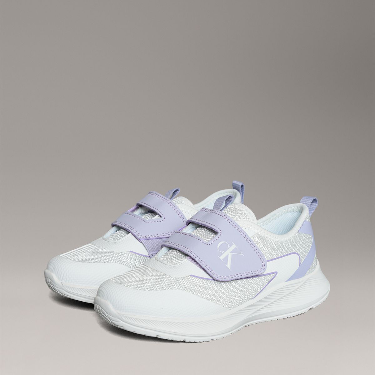 CALVIN KLEIN - Zapatillas Niña Deportivas con Velcro Lila Calvin Klein