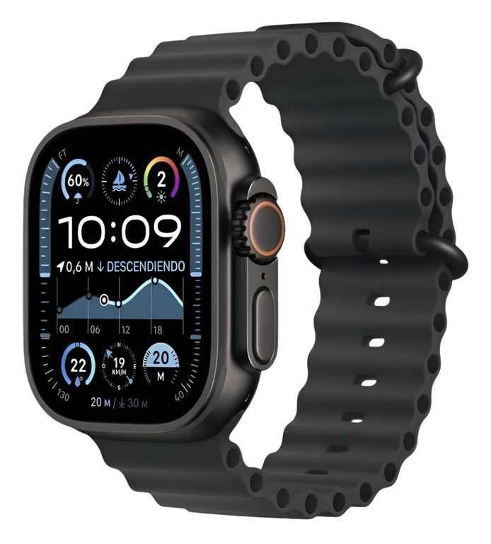 Smartwatch Ultra 49mm Color Negro Edicion Logo Inteligente
