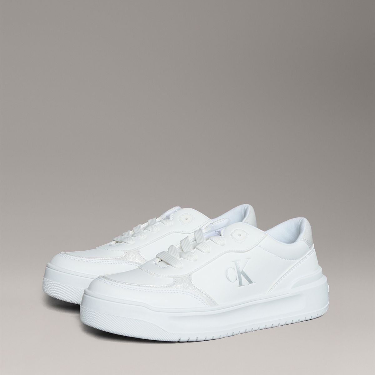 CALVIN KLEIN - Zapatillas Niña Low Cut Lace-Up Blanco Calvin Klein