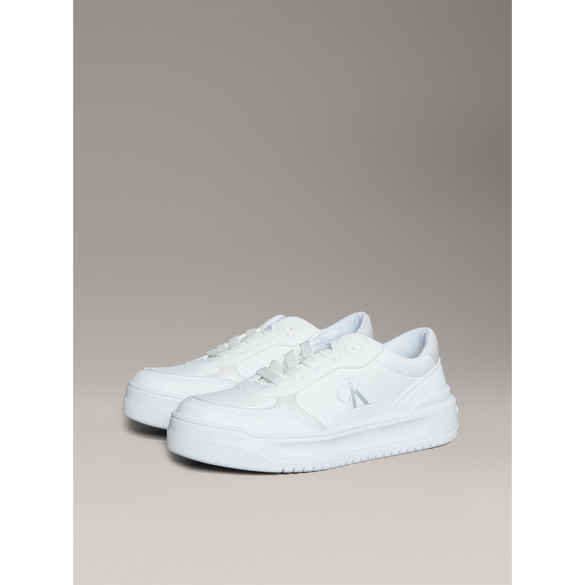 CALVIN KLEIN - Zapatillas Niña Low Cut Lace-Up Blanco Calvin Klein