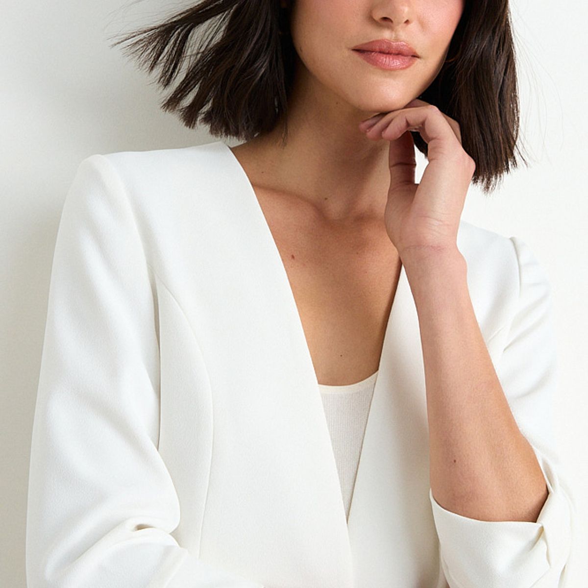 ASH - Blazer Liso Mujer Crudo Ash