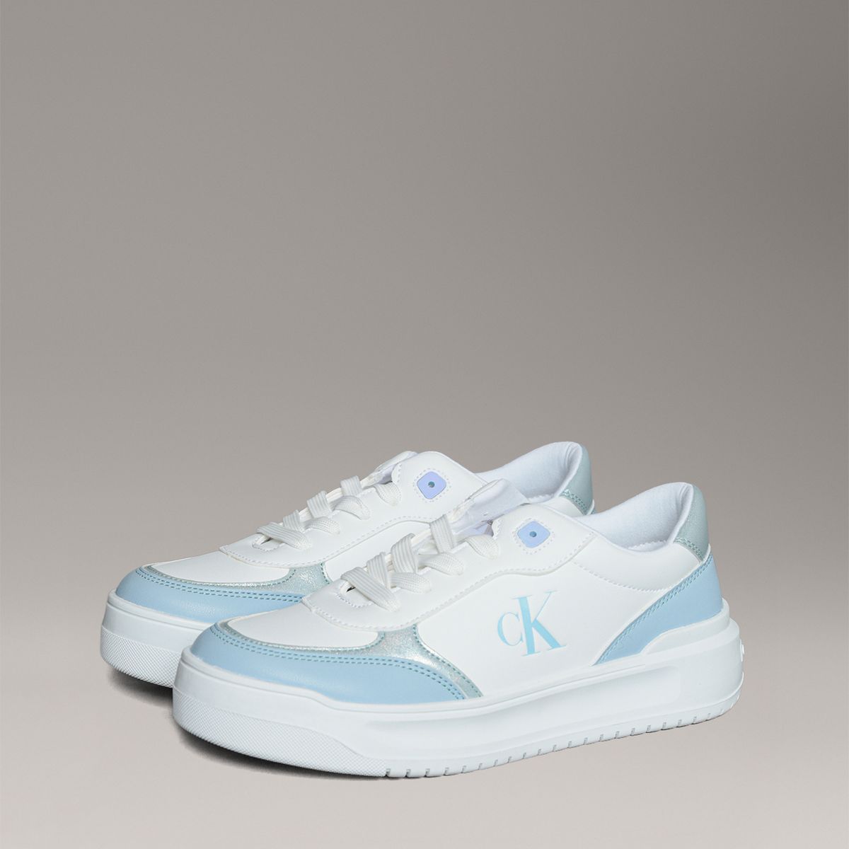 CALVIN KLEIN - Zapatillas Niña con Cordones Celeste Calvin Klein