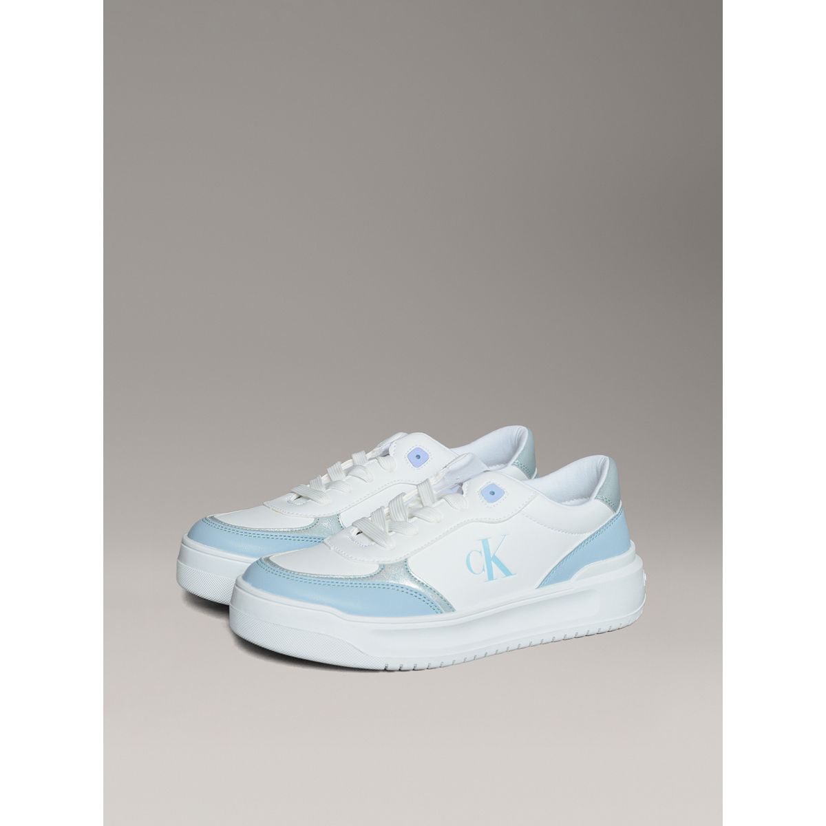 CALVIN KLEIN - Zapatillas Niña con Cordones Celeste Calvin Klein