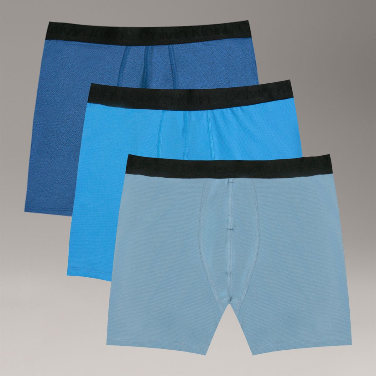CALVIN KLEIN - Pack 3 Boxérs Brief Performa  para Niños Azul Calvin Klein