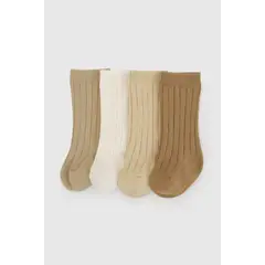 COLLOKY - Calcetin Deportivo Beige Unisex bebé 7513