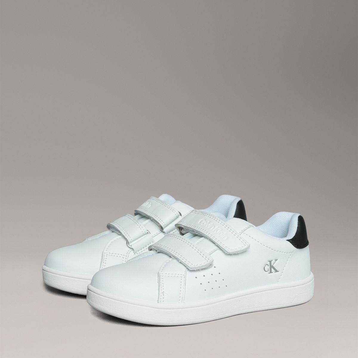 CALVIN KLEIN - Zapatillas Niño Deportivas con Doble Velcro Blanco Calvin Klein