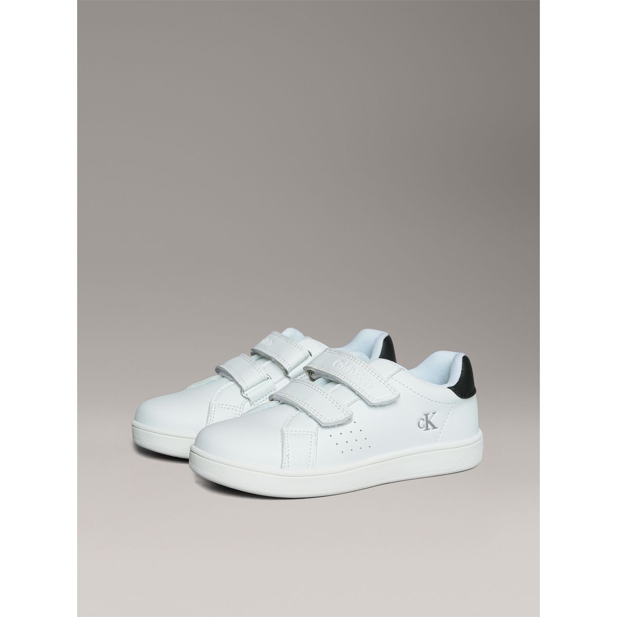 CALVIN KLEIN - Zapatillas Niño Deportivas con Doble Velcro Blanco Calvin Klein