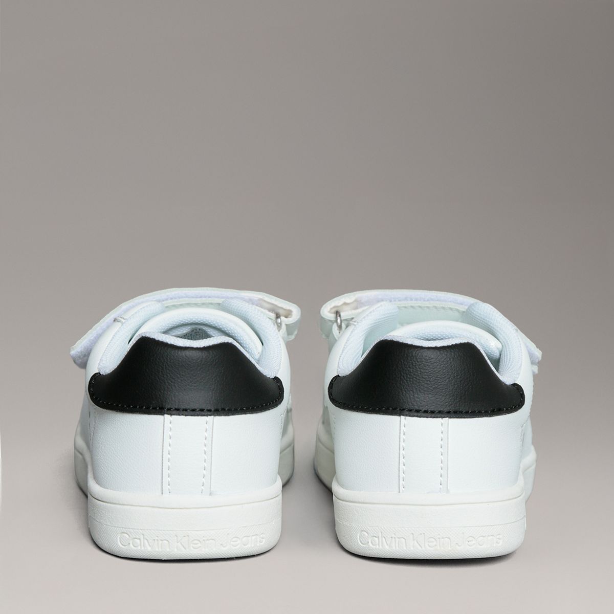 CALVIN KLEIN - Zapatillas Niño Deportivas con Doble Velcro Blanco Calvin Klein