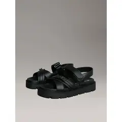 CALVIN KLEIN - Sandalias Niña con Correas Cruzadas Negro