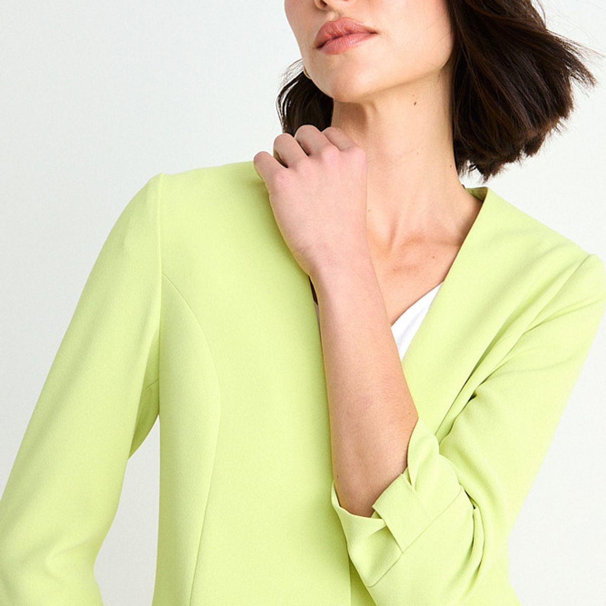 ASH - Blazer Liso Mujer Amarillo Ash