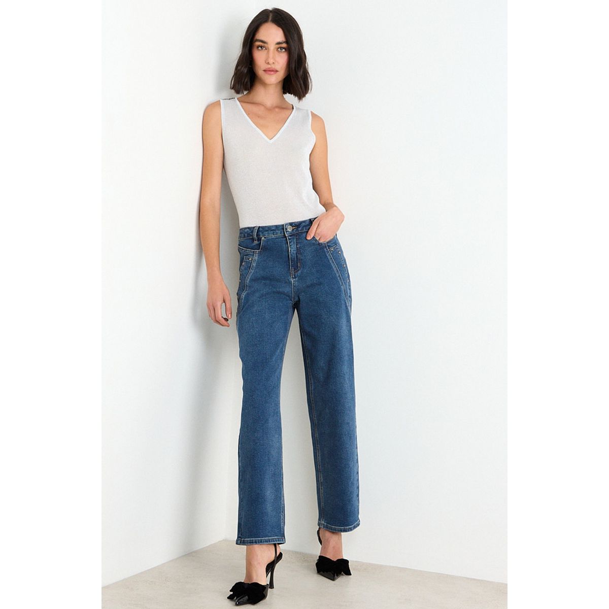 ASH - Straight Jeans Mujer Azul Ash