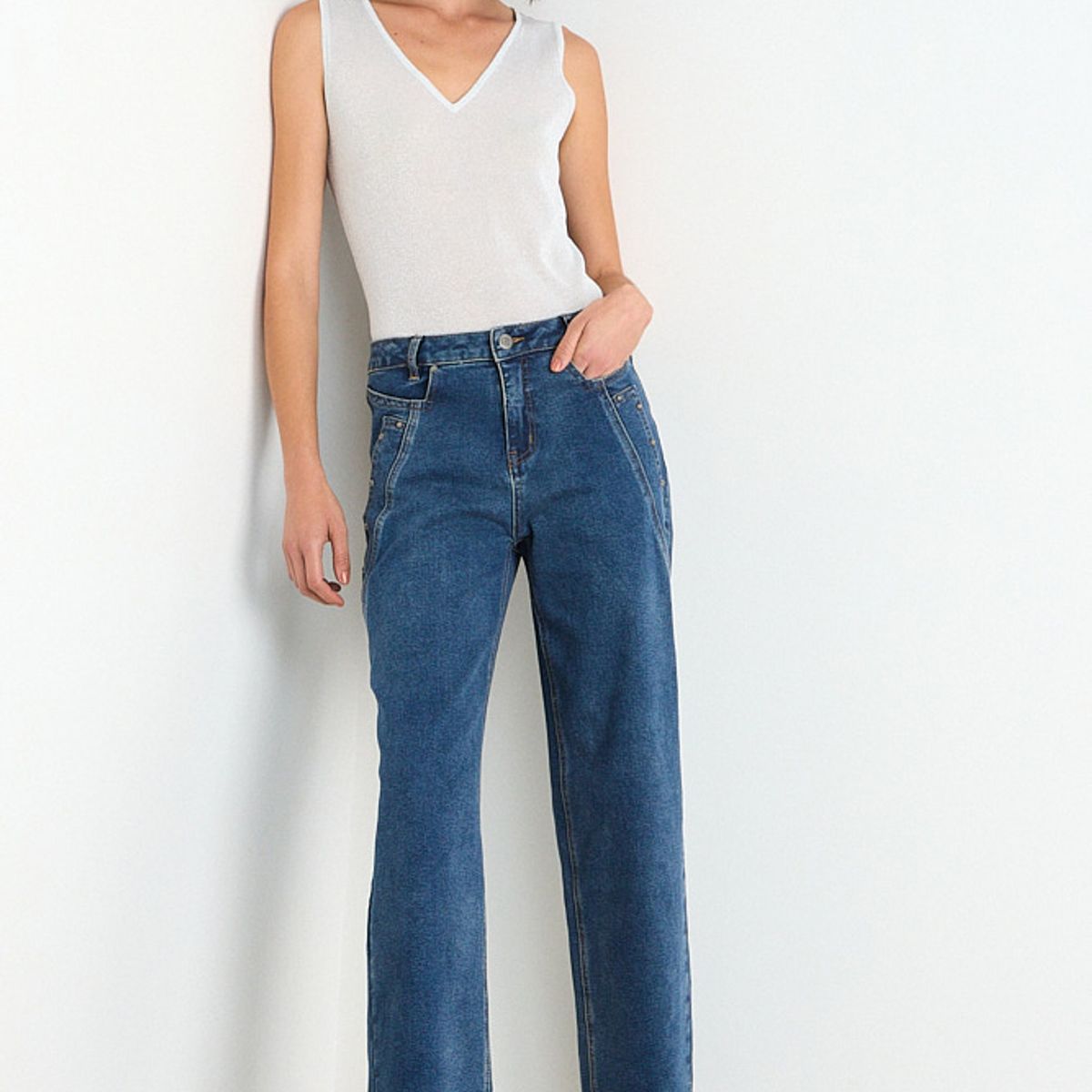 ASH - Straight Jeans Mujer Azul Ash