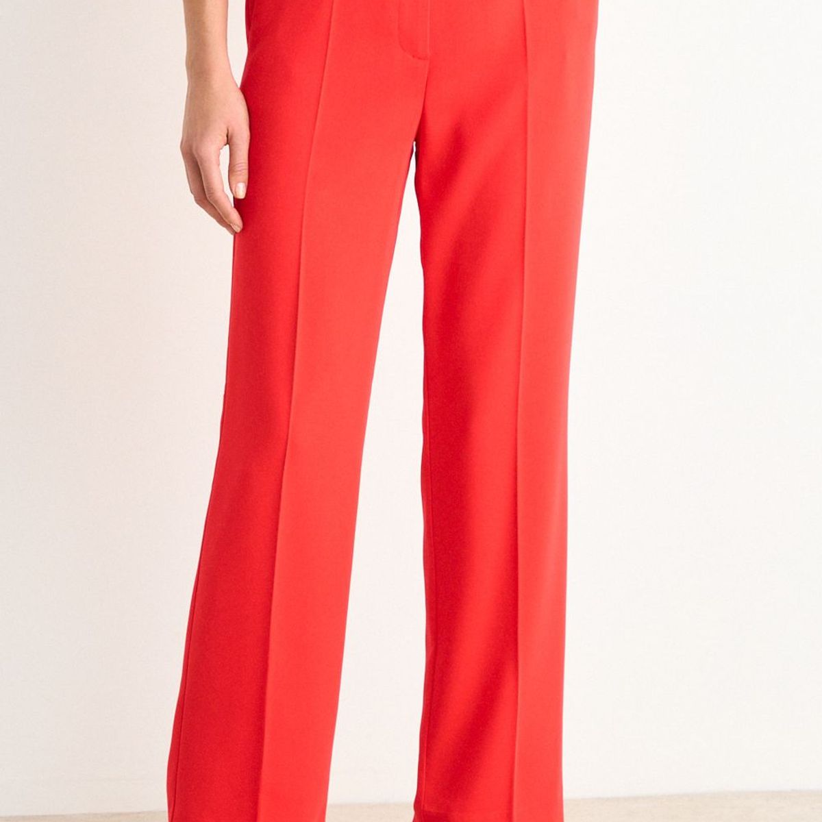 ASH - Pantalon Recto Mujer Rojo Ash