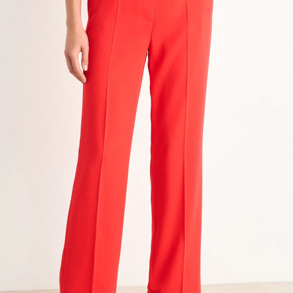 ASH - Pantalon Recto Mujer Rojo Ash