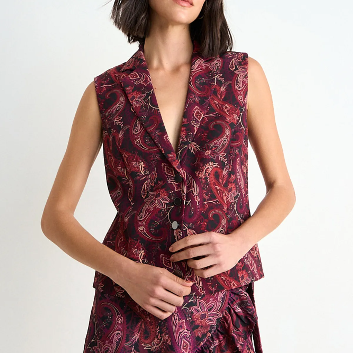 ASH - Vest Fantasia Mujer Burdeos Ash