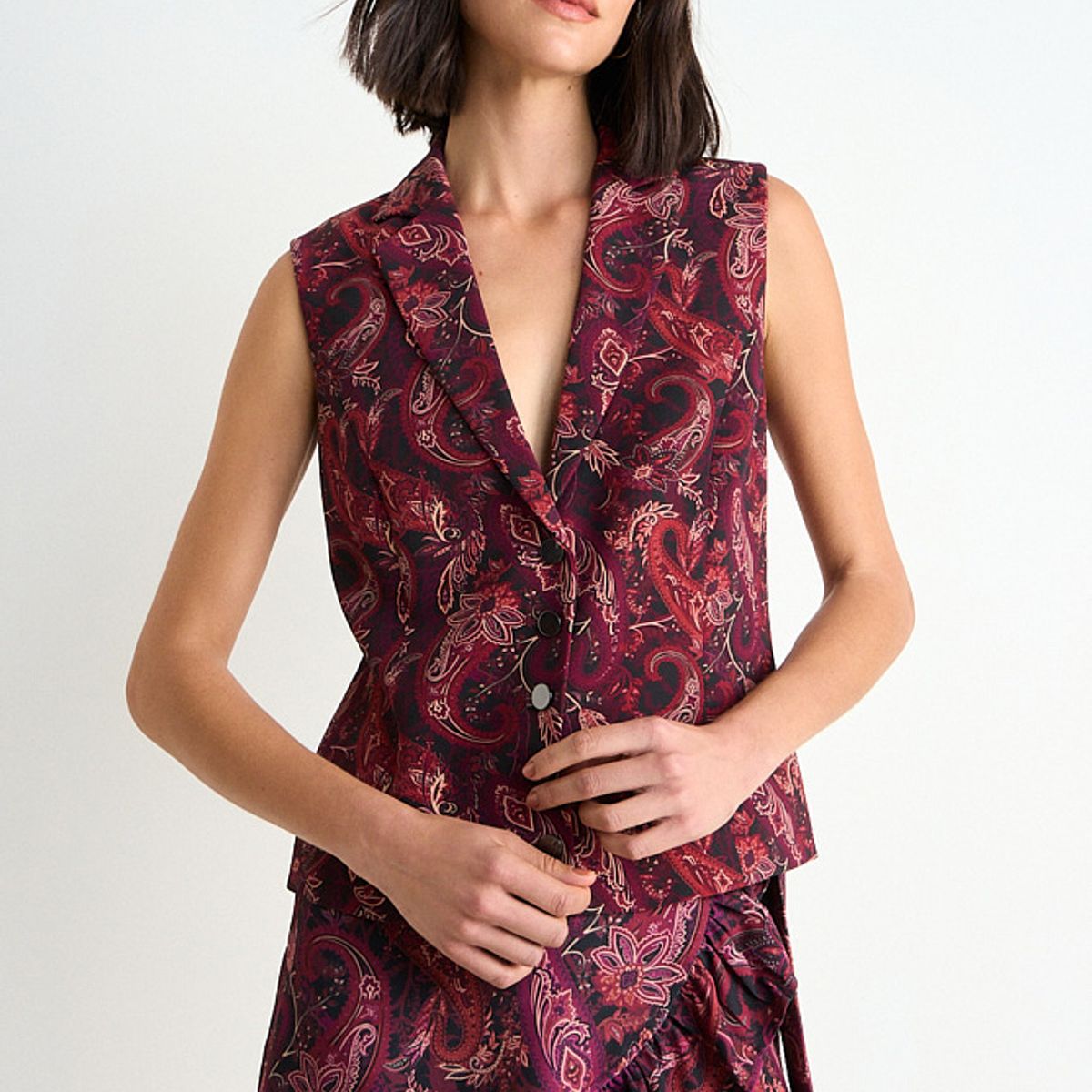 ASH - Vest Fantasia Mujer Burdeos Ash