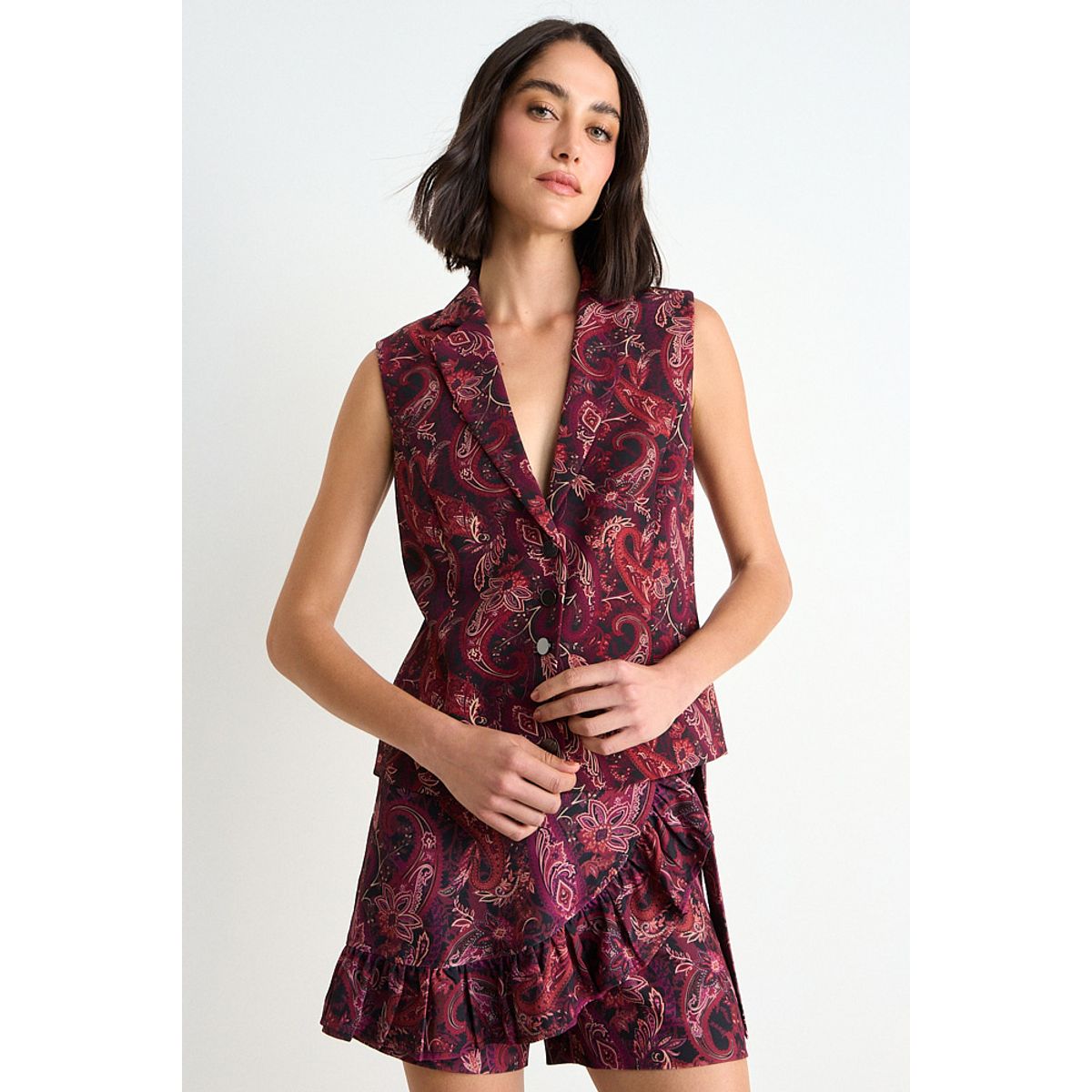 ASH - Vest Fantasia Mujer Burdeos Ash