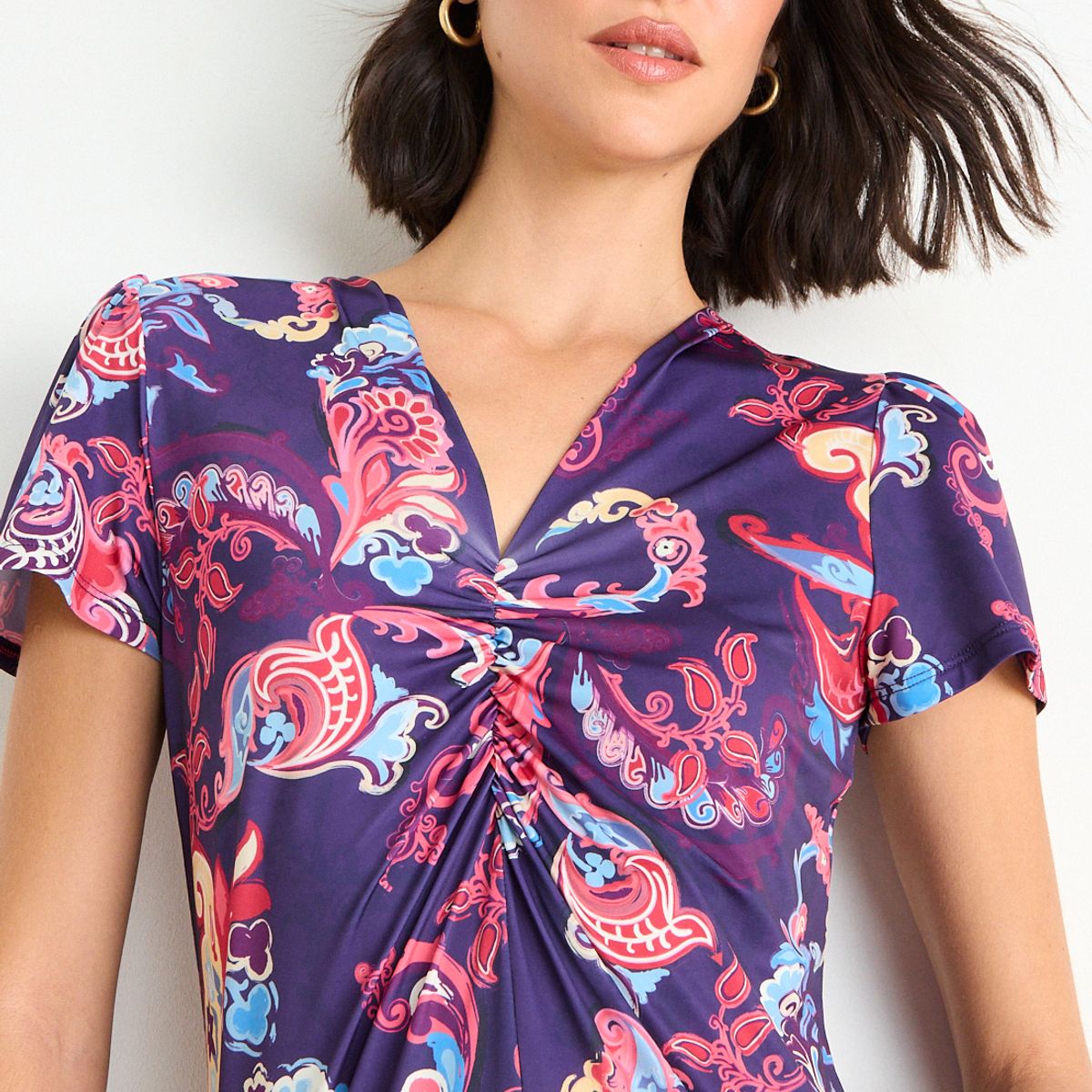 ASH - Polera Fantasia Mujer Morado Ash